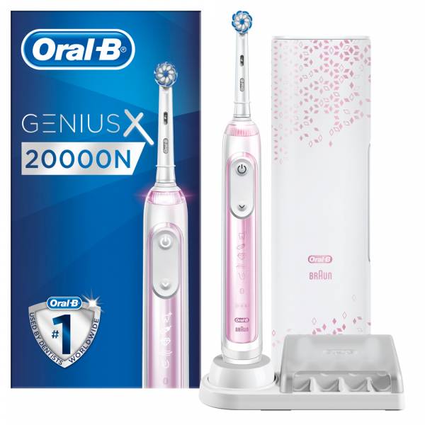 Электрическая зубная щетка Oral-B Genius X 20000N D706.515.6X (розовый)