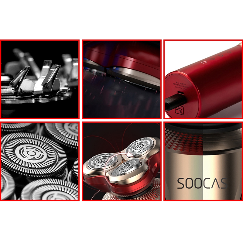 Электробритва Soocas S3 (красный)