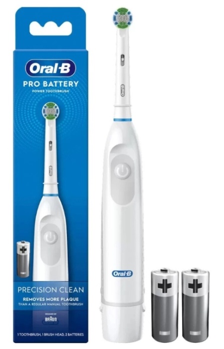 Электрическая зубная щетка Oral-B Pro Battery Precision Clean DB5.010.1 (белый)