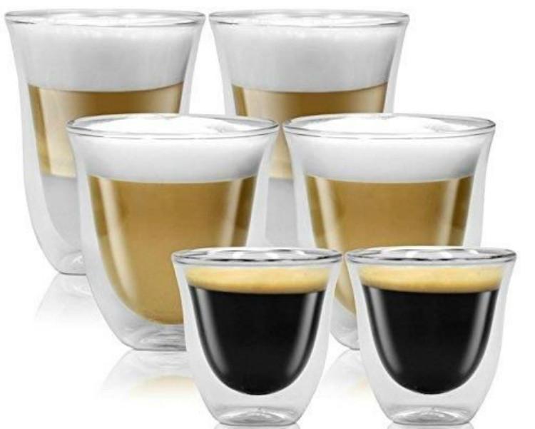 Чашки для кофе DeLonghi Mix Glasses DLSC302