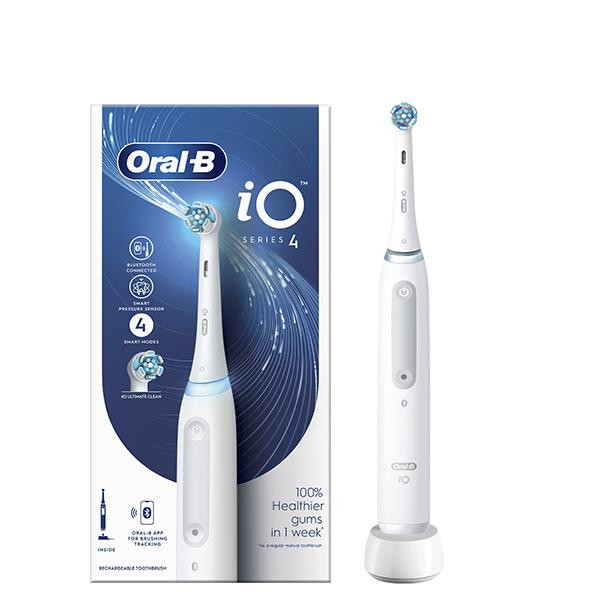 Электрическая зубная щетка Oral-B iO Series 4 IOG4.1A6.0 (белый)