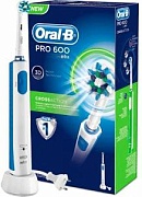 Электрическая зубная щетка Oral-B Pro 600 Cross Action D16.513 (белый)