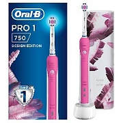 Электрическая зубная щетка Oral-B Pro 1 750 Design Edition D16.513.1UX (розовый)