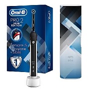 Электрическая зубная щетка Oral-B Pro 2 2500 Cross Action D501.513.2X Design Edition (черно-серый)